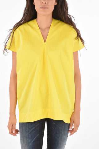 Oversized V Neck Top