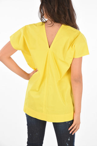 Oversized V Neck Top
