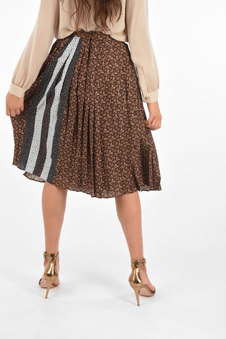 Printed Accordion Skirt