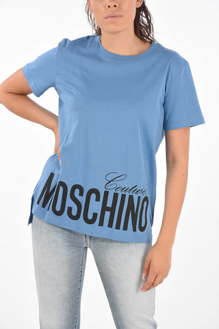 COUTURE! T-Shirt Logata Asimmetrica