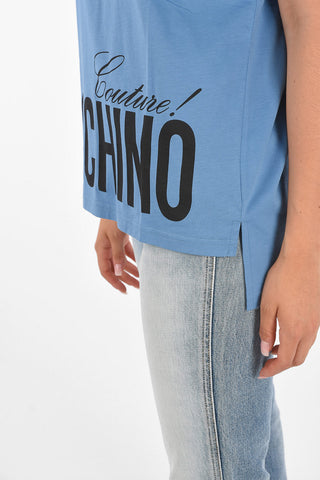 COUTURE! T-Shirt Logata Asimmetrica