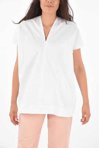 Oversized V Neck Top