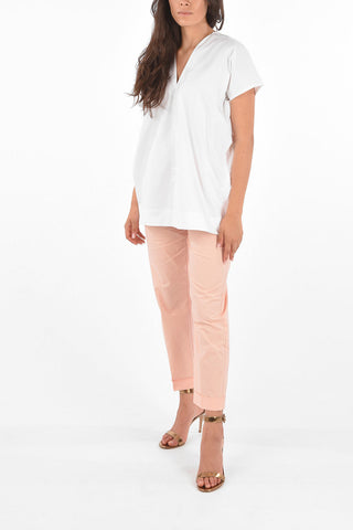 Oversized V Neck Top