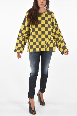 Checked MEDIUM G Sweater