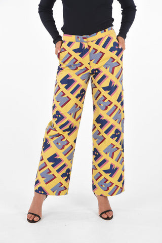 Logoed Wide Leg Pants