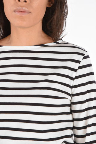Bayadere Striped Crew-Neck T-Shirt
