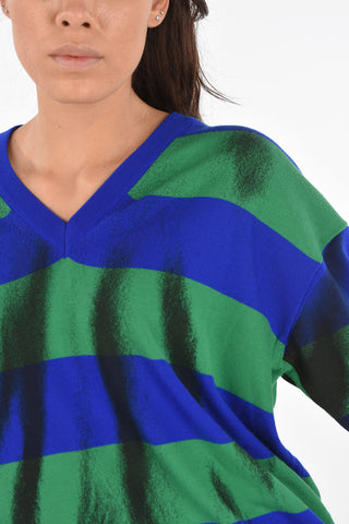 Virgin Wool Striped Sweater