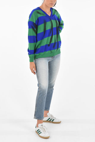 Virgin Wool Striped Sweater