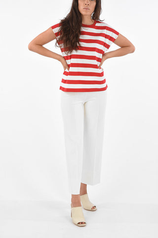 Awing Striped Crew-Neck T-Shirt