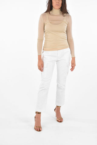 Sheer Top PIETRA in Lurex