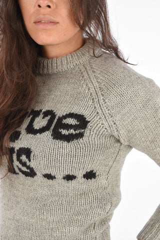 Wool LOVE IS.. Crew-Neck Sweater