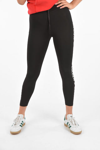 Logoed Drawstring Leggings
