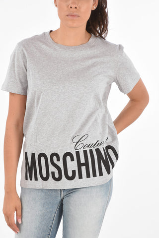 COUTURE! Logoed Asymmetrical T-Shirt