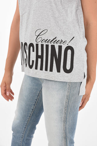 COUTURE! Logoed Asymmetrical T-Shirt
