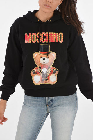 COUTURE! Printed TEDDY BEAR Hoodie