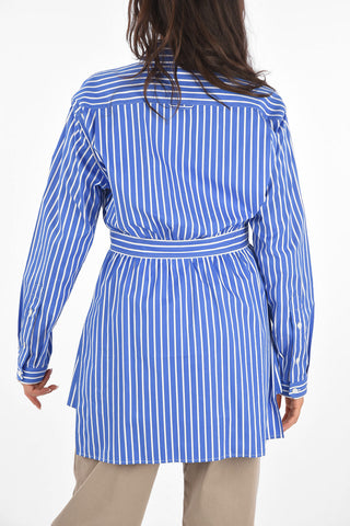 Asymmetrical Button-Down Shirt