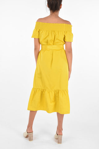 Belted Off Shoulder Drss