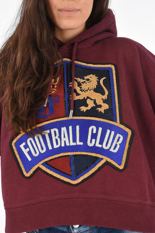 Maxi Embroidered FOOTBALL CLUB Hoodie