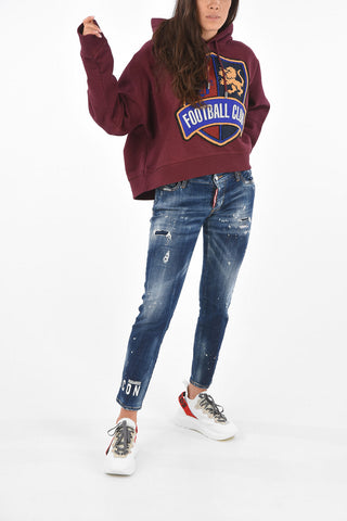 Maxi Embroidered FOOTBALL CLUB Hoodie