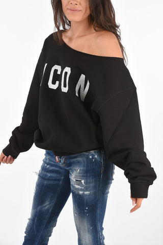 ICON Over-Sized MAXI COOL FIT Boat-Neck Sweatshirt