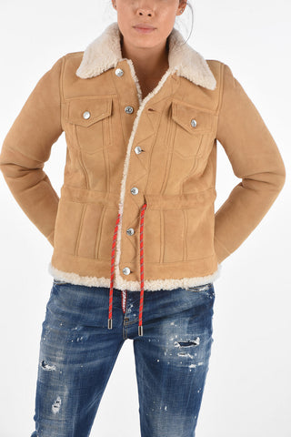 Shearling Drawstring Jacket