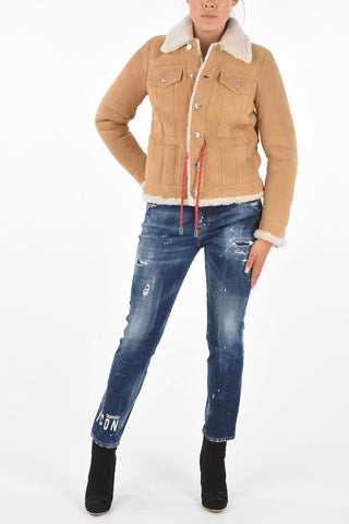 Shearling Drawstring Jacket