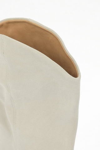 4cm Suede Leather Ankle Boots