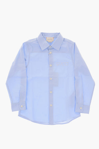 stretch cotton shirt