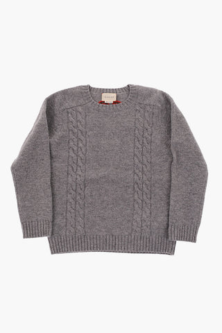 Wool crew-neck sweater