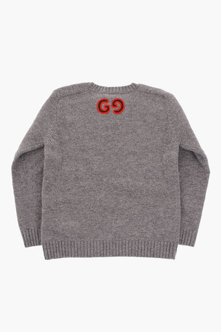 maglia girocollo in lana