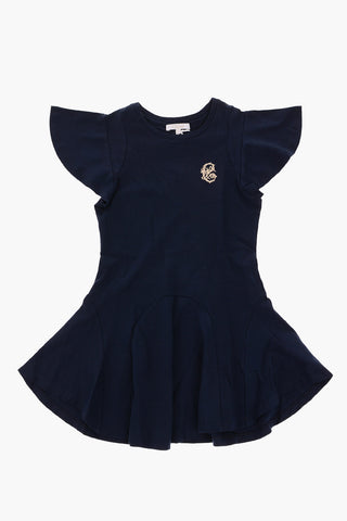 vestito girocollo manica corta