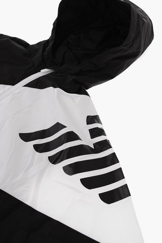 EMPORIO full zip hooded outerwear