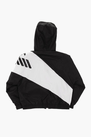 EMPORIO full zip hooded outerwear