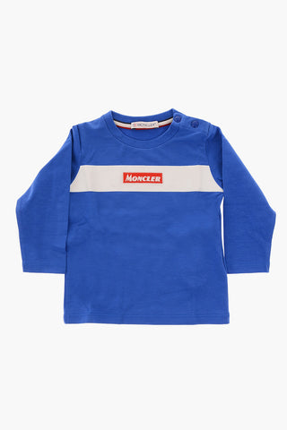 t-shirt girocollo a manica lunga