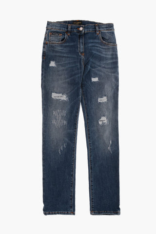 stretch denim FLASH distressed jeans