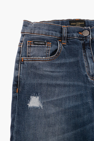 stretch denim FLASH distressed jeans