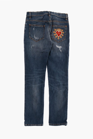 stretch denim FLASH distressed jeans