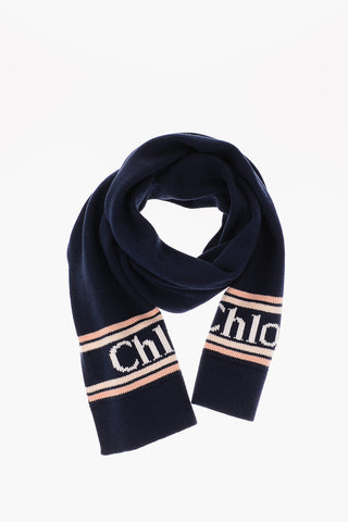 embroidered scarf