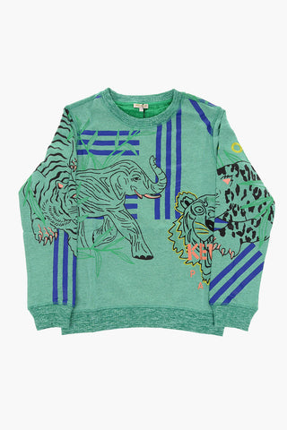 printed DISCO JUNGLE crew-neck sweatshirt