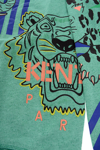 printed DISCO JUNGLE crew-neck sweatshirt