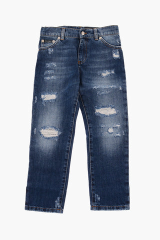 distressed jeans