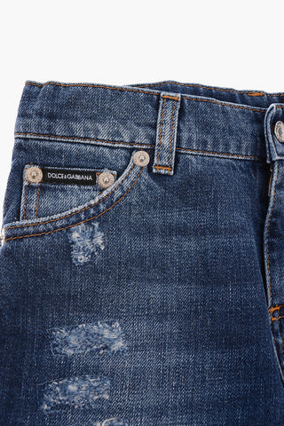 distressed jeans