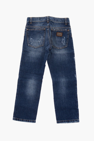 distressed jeans