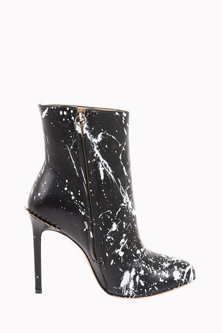 11.5 cm printed leather Booties