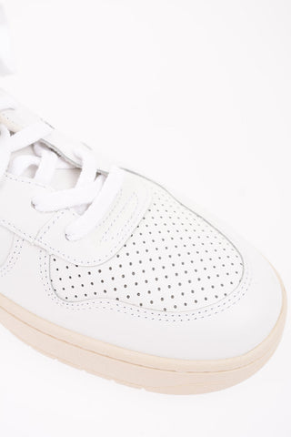 leather V-10 Sneakers