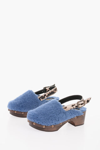 6cm Shearling RUKA Clogs