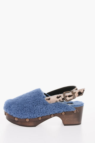 6cm Shearling RUKA Clogs