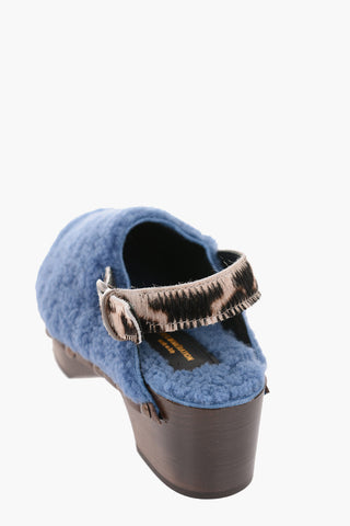 6cm Shearling RUKA Clogs