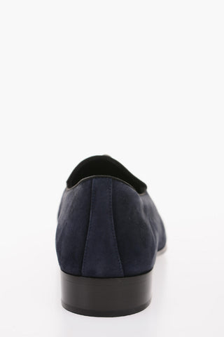 Suede leather Kiltie loafers