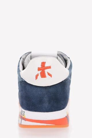 Suede leather and fabric ERIC Sneakers